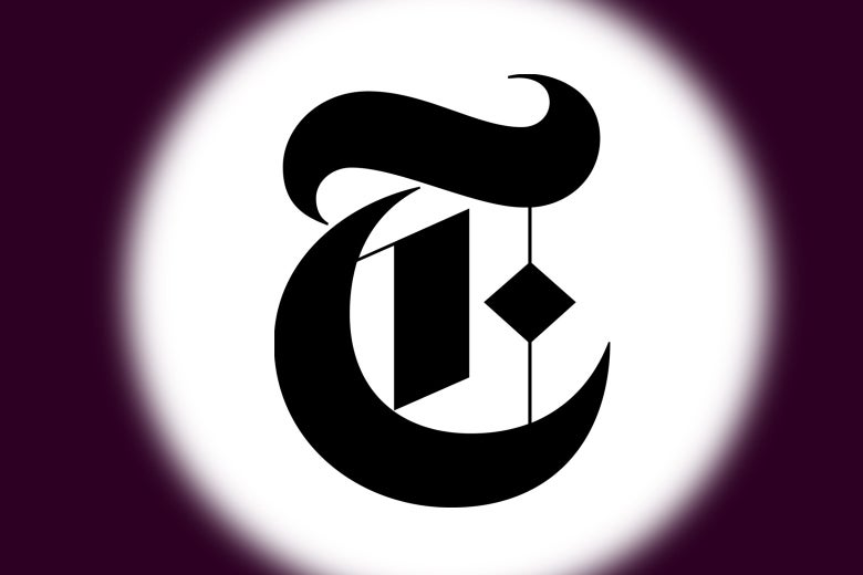 The New York Times logo.